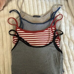 Brandy Melville Striped tank BUNDLE